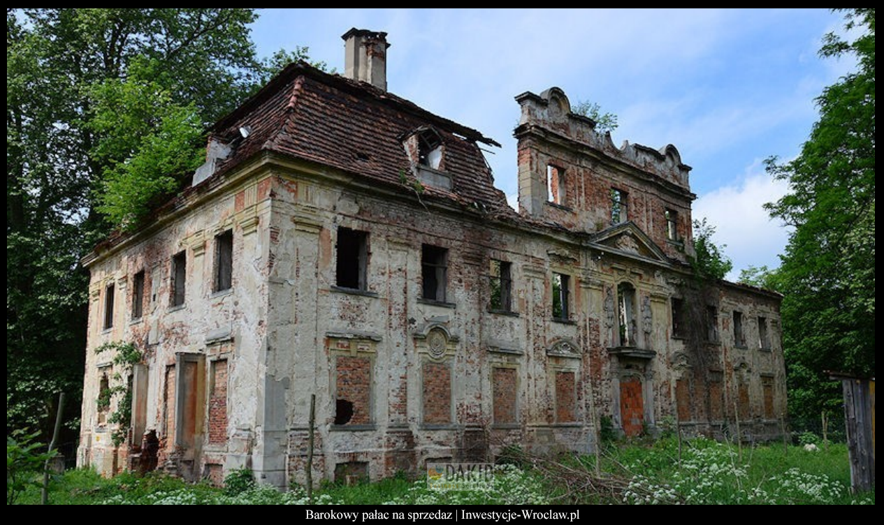 pałac na sprzedaż - Parchów