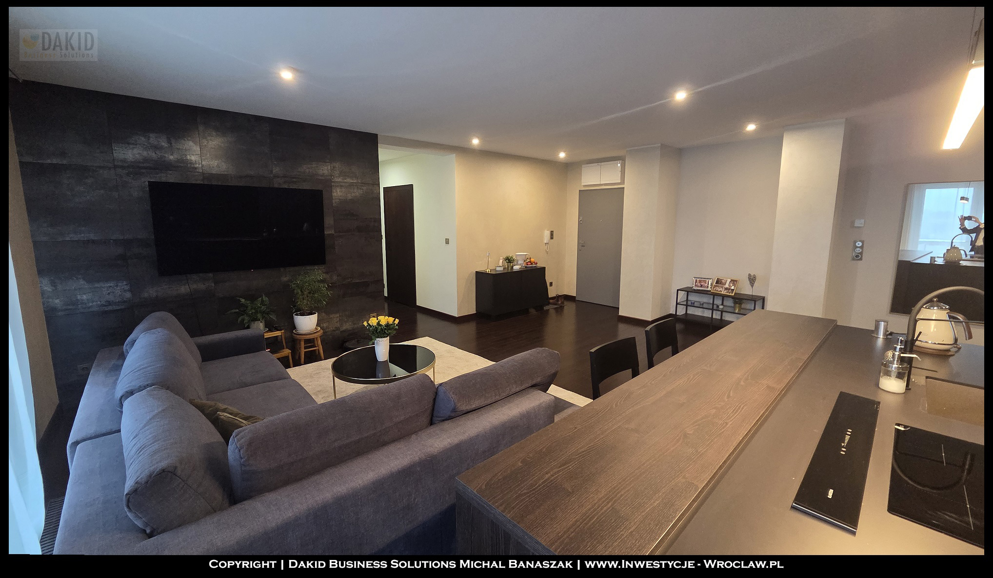 apartament na sprzedaż Wrocław Krzyki - Tarnogaj - salon ujęcie 1