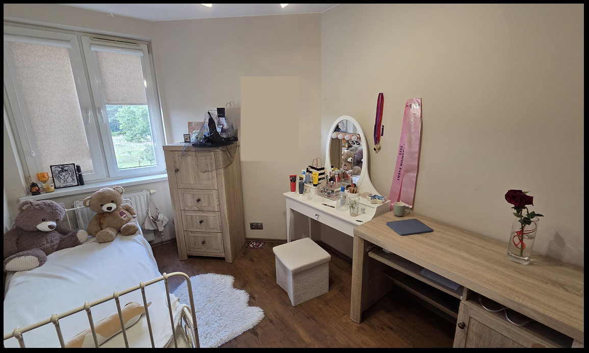 Mieszkanie 3 pokoje Wrocław Maślice – salon